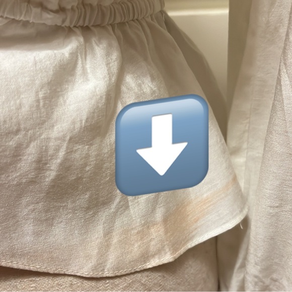 Aiden Ruffled Blouse in Cream, Size Medium - Picture 12 of 17